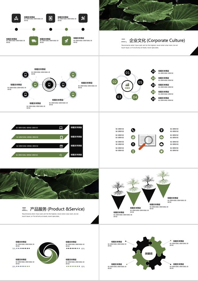 綠色簡約風(fēng)企業(yè)宣講模板-1