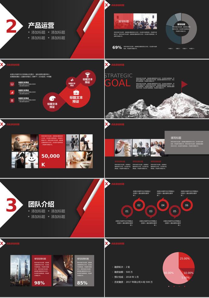 黑色簡(jiǎn)潔大氣創(chuàng)業(yè)融資計(jì)劃書(shū)PPT模板-1