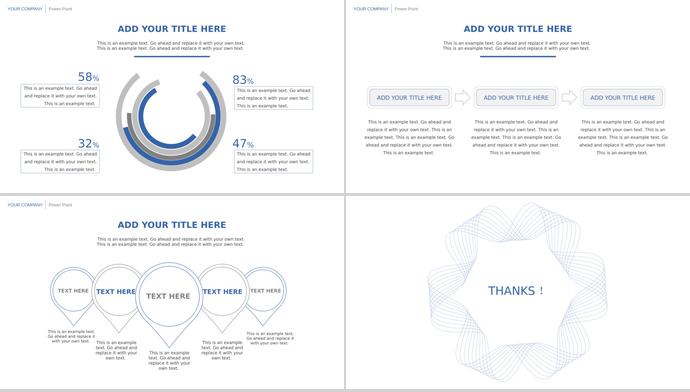 藍(lán)色極簡(jiǎn)主義風(fēng)工作總結(jié)ppt模板-1