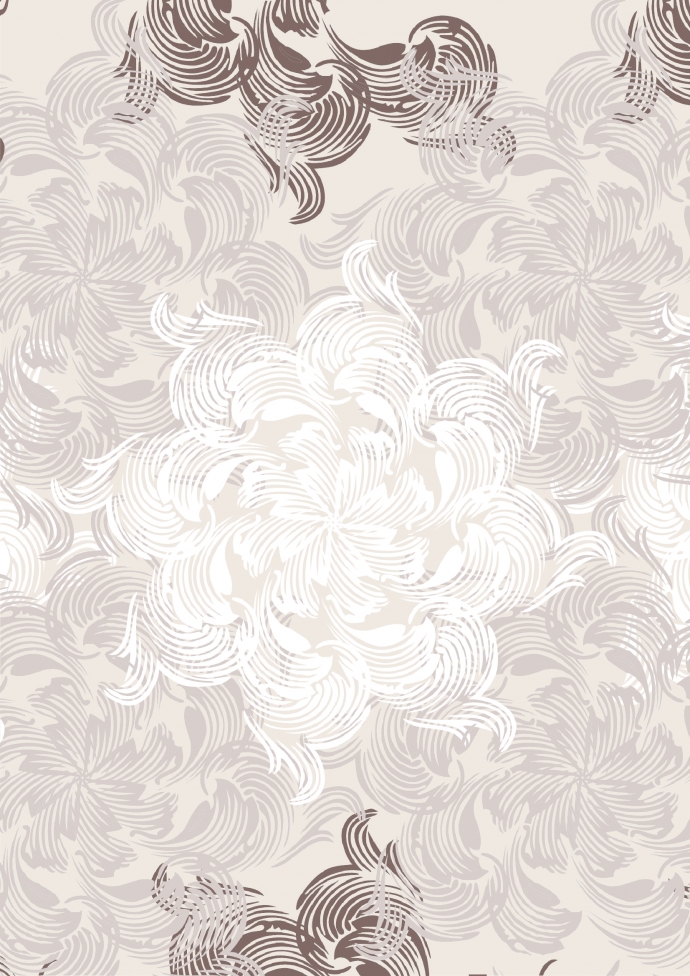 精美花紋漸變色信紙