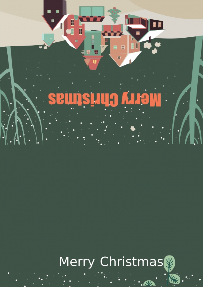 小清新精美圣誕節(jié)賀卡