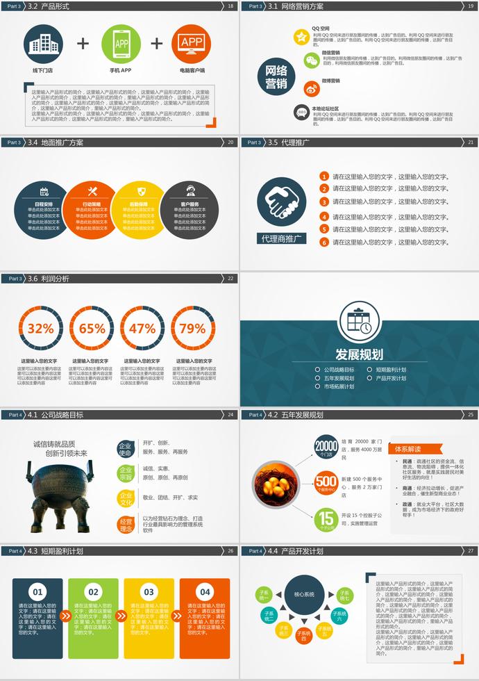 創(chuàng)意大氣實(shí)用創(chuàng)業(yè)商業(yè)計(jì)劃書(shū)-2