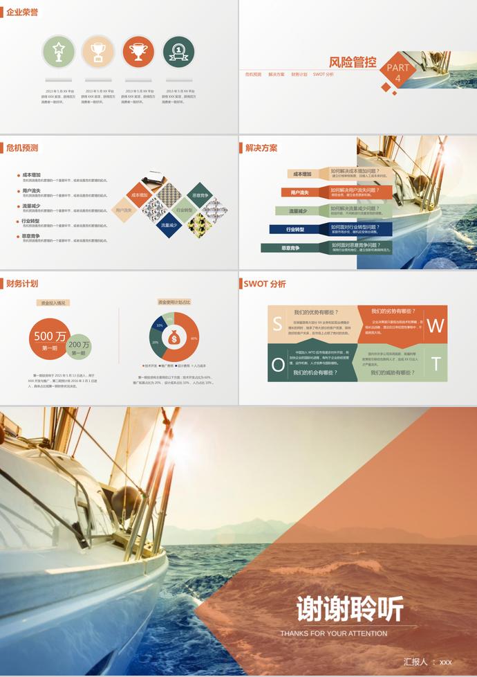 橙色嚴(yán)謹(jǐn)大氣商業(yè)計(jì)劃書(shū)模板-2