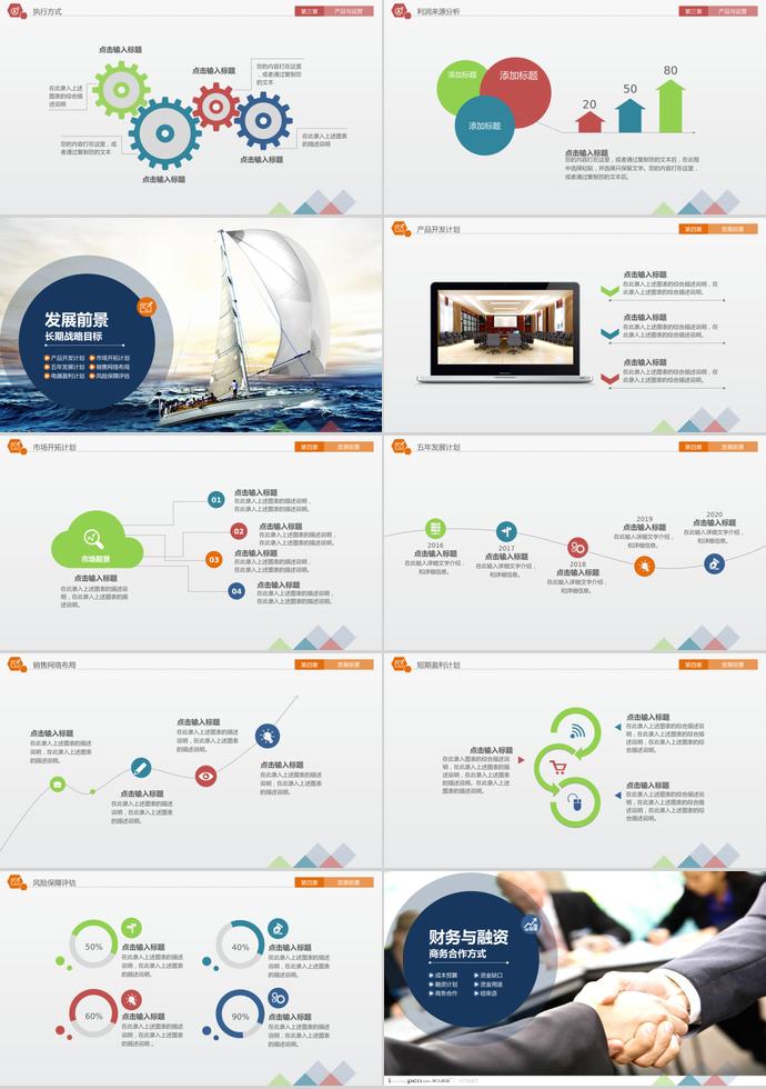 簡約大氣創(chuàng)業(yè)融資計劃書-3