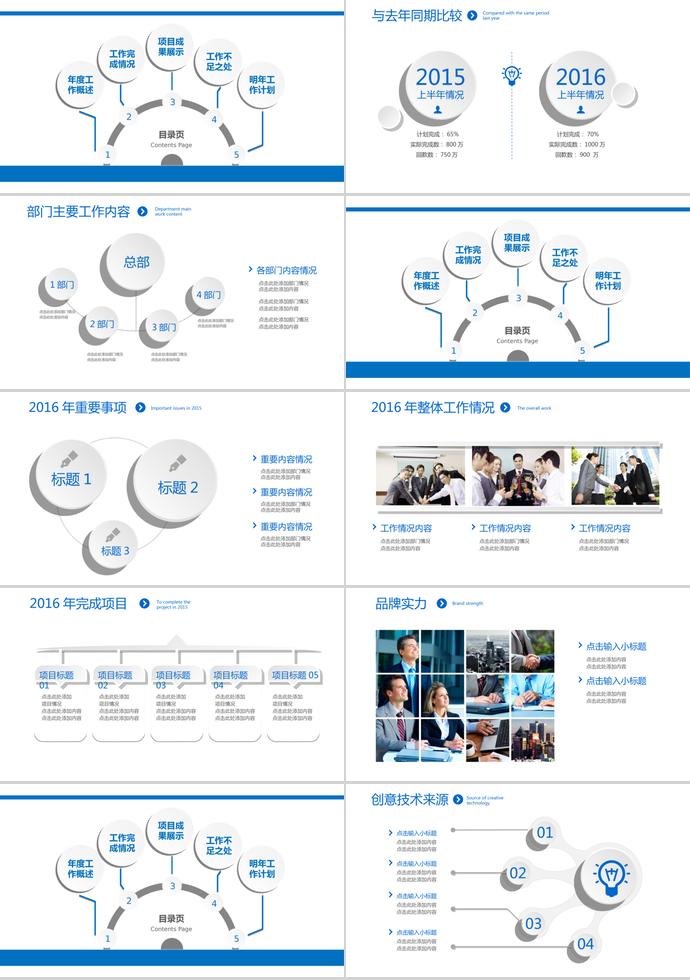 大氣實用年終總結(jié)匯報PPT模板-1