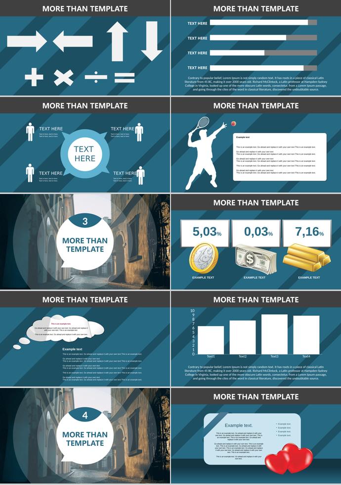 漸變藍簡約培訓(xùn)課堂PPT模板-1