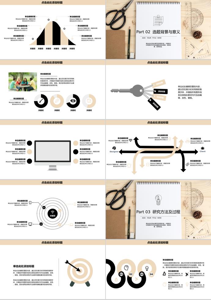 創(chuàng)意學(xué)習(xí)風(fēng)畢業(yè)答辯模板-1