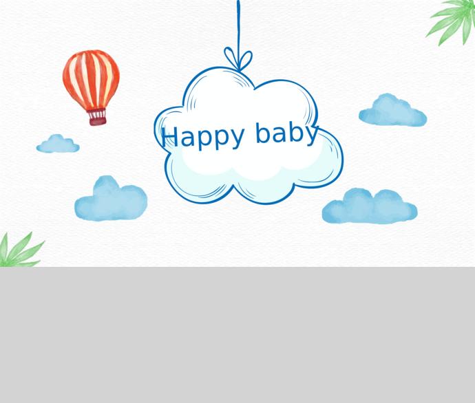 卡通兒童旅行電子相冊PPT模板-2