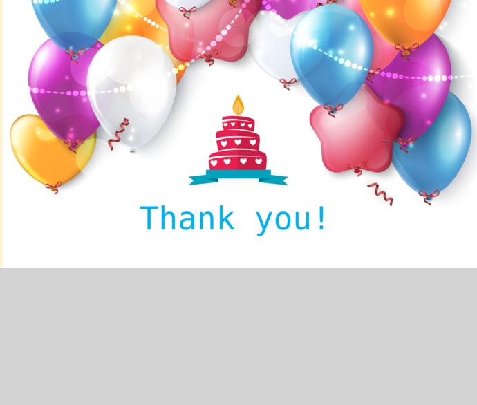 生日快樂(lè)氣球相冊(cè)PPT模板-2