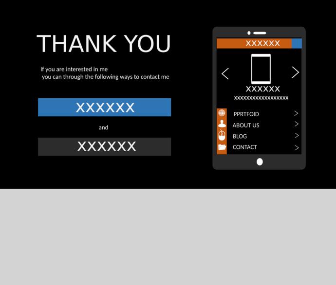 黑色系炫酷風(fēng)個人求職簡歷ppt模板-2