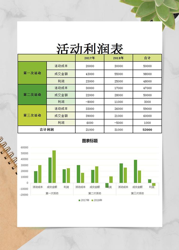 活動(dòng)利潤(rùn)表