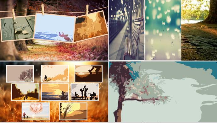 彩色系唯美風(fēng)感恩父親節(jié)ppt模板-2