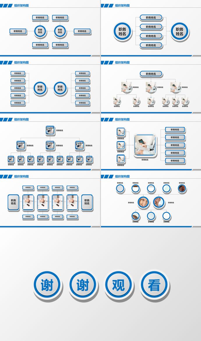 企業(yè)組織架構(gòu)團(tuán)隊(duì)介紹PPT模板-2