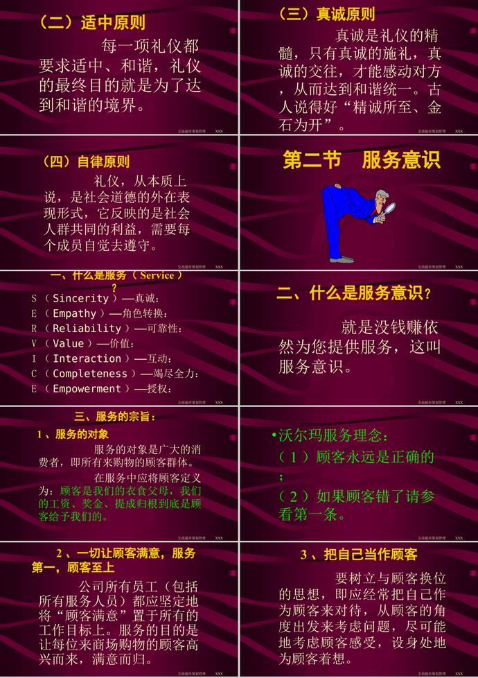 服務(wù)規(guī)范培訓(xùn)教材PPT模板-1