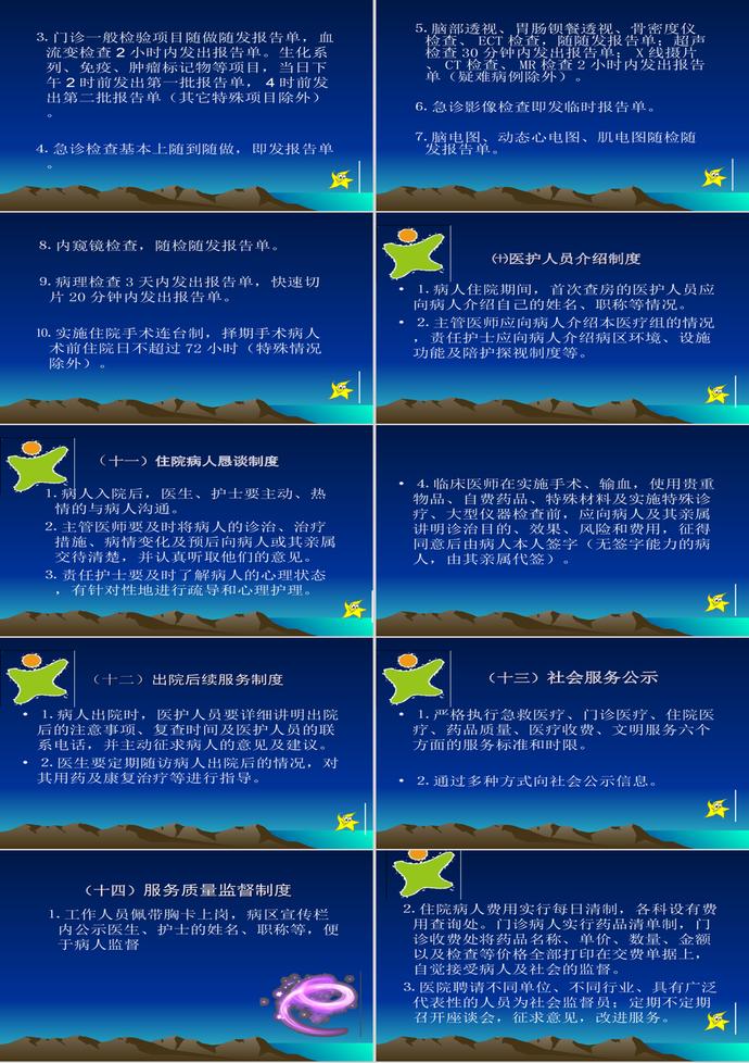 醫(yī)院工作制度課件PPT模板-2