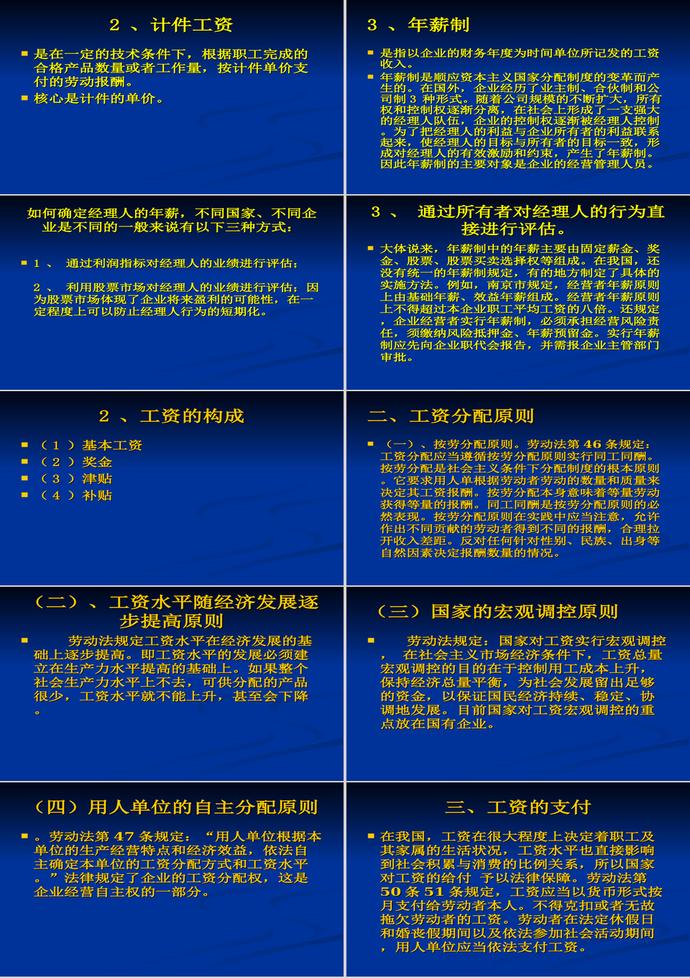 工資制度PPT模板-1