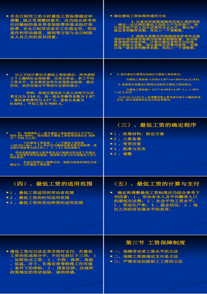 工資制度PPT模板-3