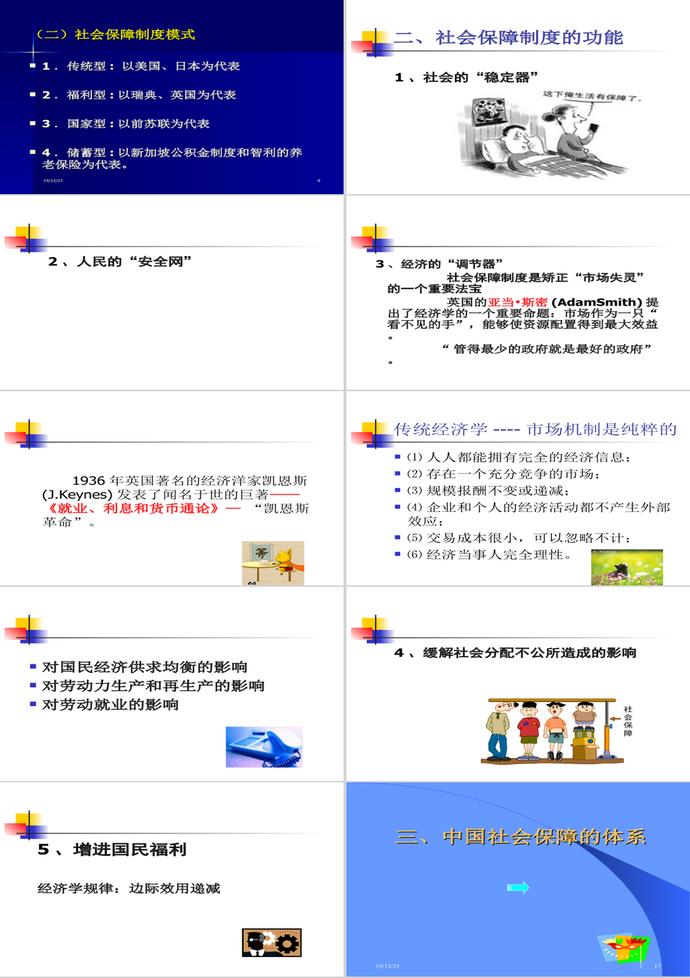社會保障制度建設(shè)PPT模板-1