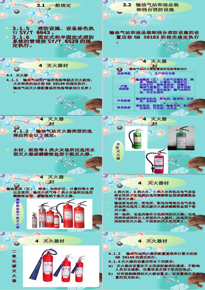 輸油氣站消防設(shè)施設(shè)置管理規(guī)范PPT模板-2