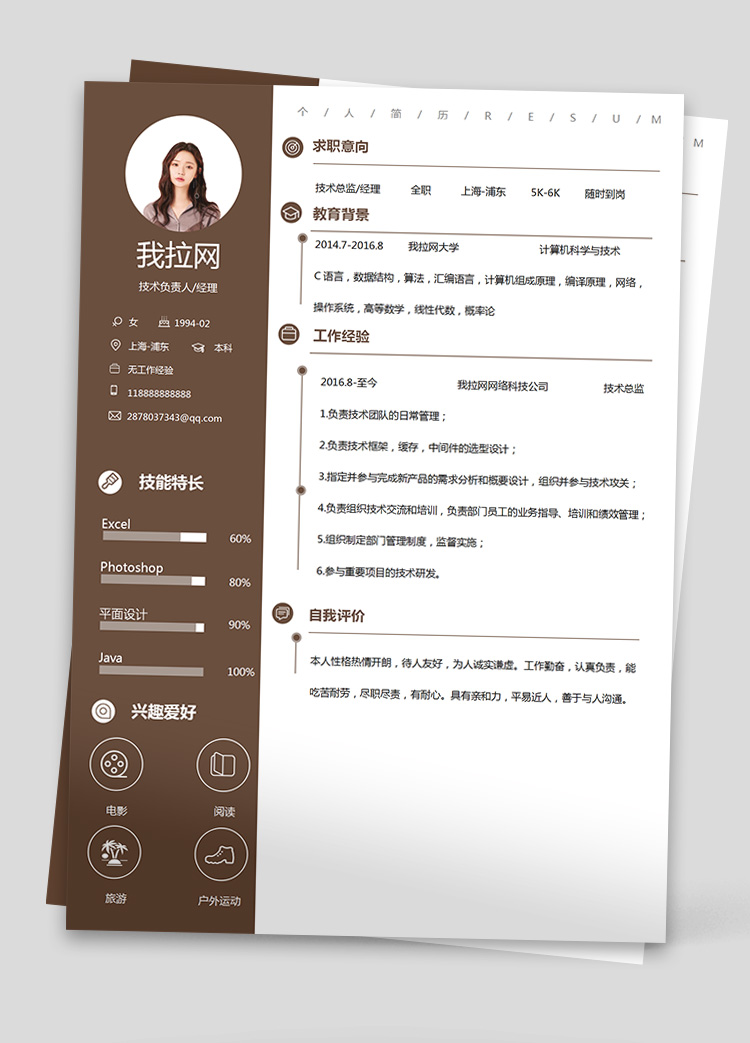 APP框架負(fù)責(zé)人簡(jiǎn)歷